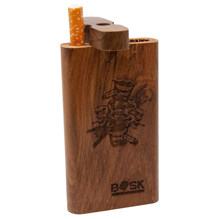 4" Engraved Wooden Dugout