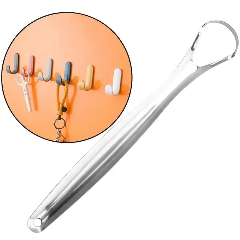 Hypoallergenic Stainless Steel Tongue Scraper