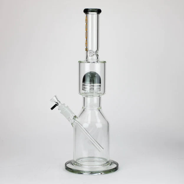 17" AQUA Glass showerhead percolator glass water bong