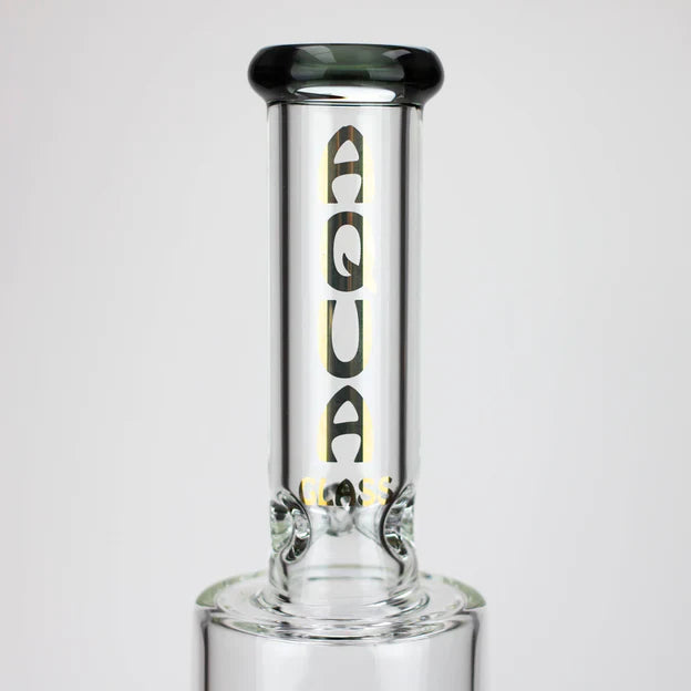 17" AQUA Glass showerhead percolator glass water bong