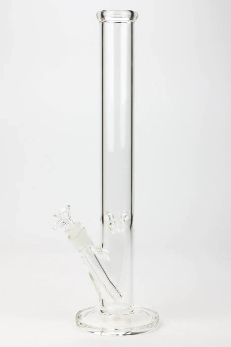 Bong à eau en tube de verre de 17,5 pouces