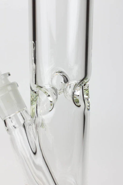 Bong à eau en tube de verre de 17,5 pouces