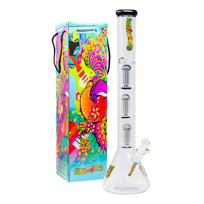 Bang en verre percolateur Triple Tree de 20 pouces de GanjaVibes