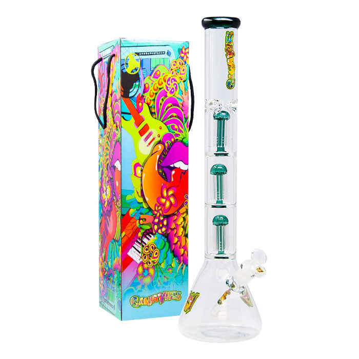 Bang en verre percolateur Triple Tree de 20 pouces de GanjaVibes