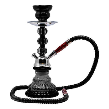 Black Pyramid 12" Glass Hookah