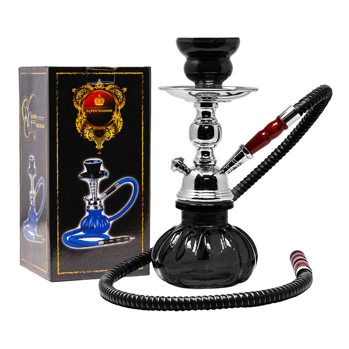 Black Pumpkin 10" Stainless Steel Hookah