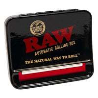 Raw Black Adjustable Automatic Rolling Box 79mm 1 1/4 and 1 1/2