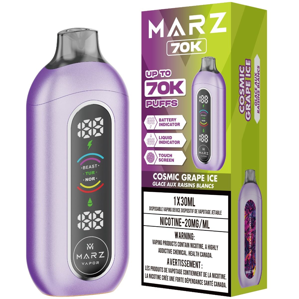 Marz 70k Puff Disposable Vape 30mL