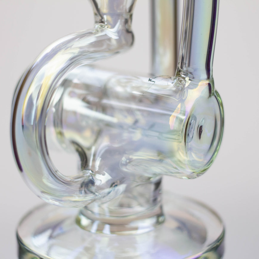 2-in-1 8" Electroplated Glass Recycler Rig