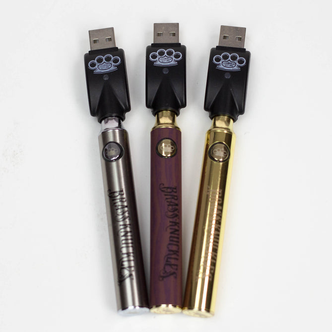 Brass Knuckles 510 Vape Battery 900mAh Canvape.com Brass Knuckles 510 Vape Battery 900mAh Canvape.com