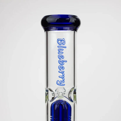 Blueberry 15" Double Tree Perc Beaker
