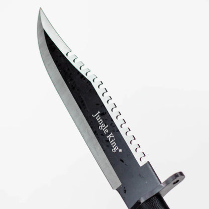 Jungle King - 15.25" Survival Fixed Blade Knife w/ Sheath