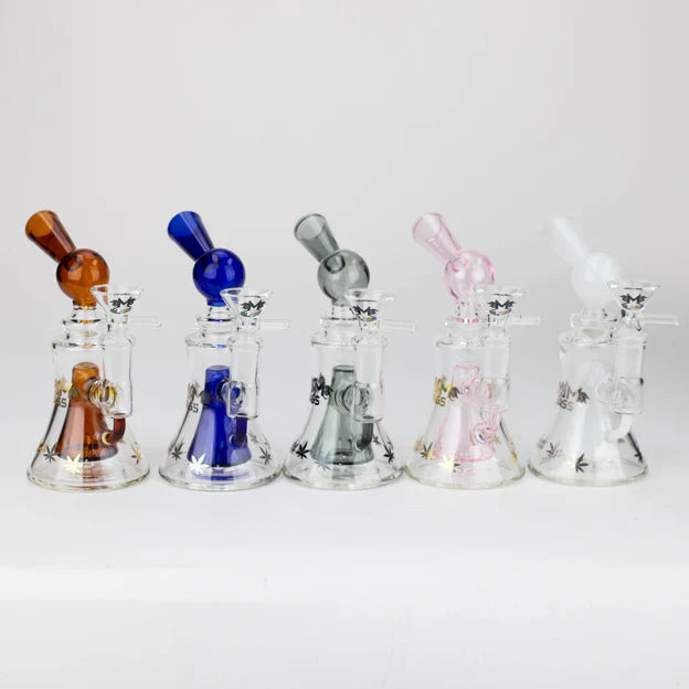 5.7" MGM Glass 2-in-1 bubbler with Logo [C2674]