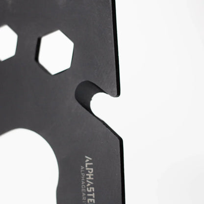 ALPHASTEEL - 10" Tactical Axe w/ Sheath Black Hatchet