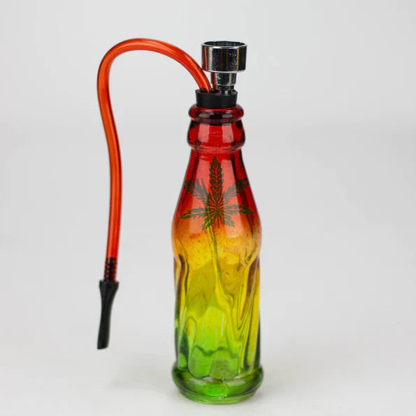 5" Rasta mini glass water pipe