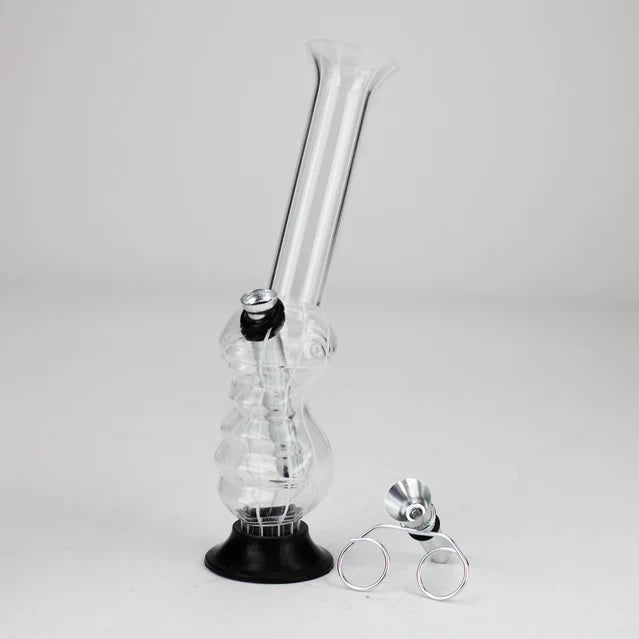 8" Stripe acrylic water pipe assorted