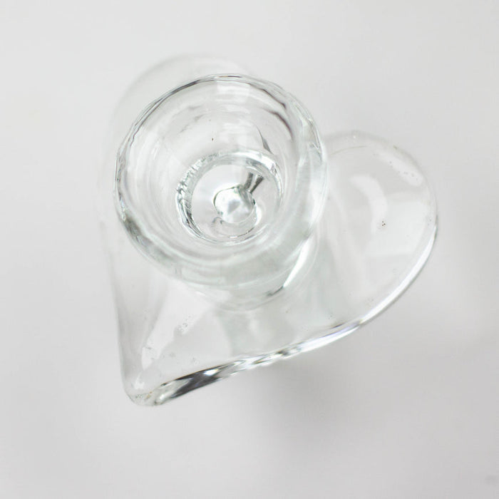 Heart Shaped Glass Bowl