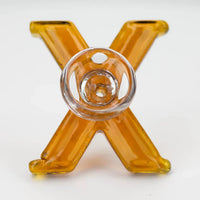 X Shape Glass Bowl