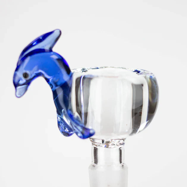 Bol en verre à motif animalier