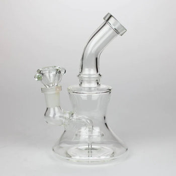 6.5" 2in1 Showerhead diffuser Glass Bong/Rig with Bowl and Banger