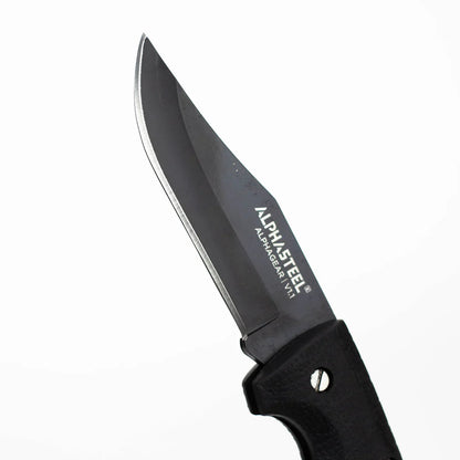 ALPHASTEEL - 8" Hunting Knife - Viper Skin Fold