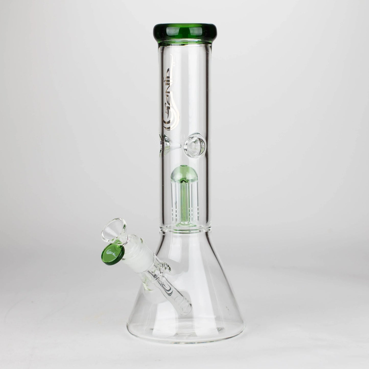 12" Genie Tree Arms Colour Glass Bong