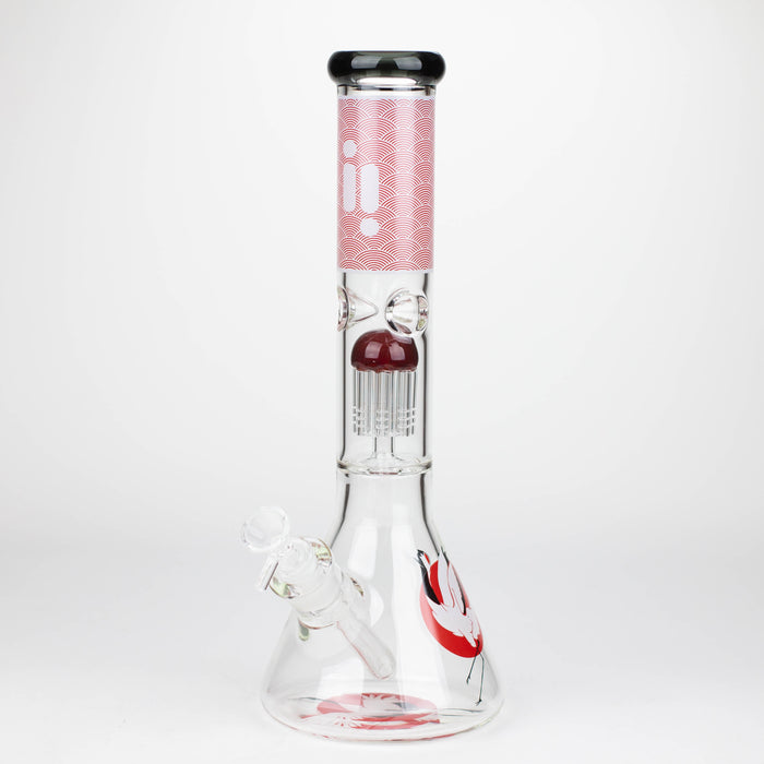 Infyniti Untamed 14" 7mm Classic Beaker Water Bong - Crane