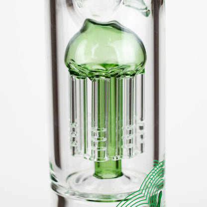 Bong à eau classique Infyniti Untamed 14" 7 mm - Grenouille verte