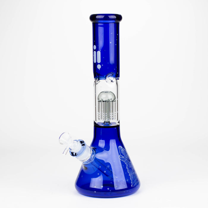 Infyniti Untamed 14" 7mm Classic Beaker Water Bong - Wolf