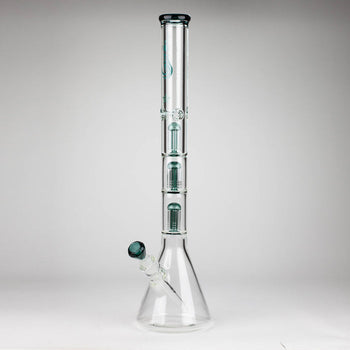 Genie 24" 9mm Triple percolator beaker water bong