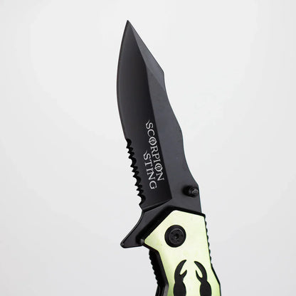 Snake Eye - 8.5" Outdoor Rescue Hunting Knife - Scorpion