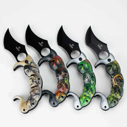 Snake Eye - 9" Pocket Knife - Scorpion Tail