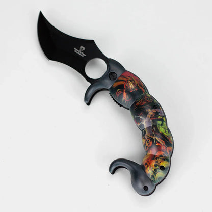 Snake Eye - 9" Pocket Knife - Scorpion Tail