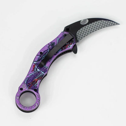 Snake Eye - 10" Pocket Knife - Dragon Slayer