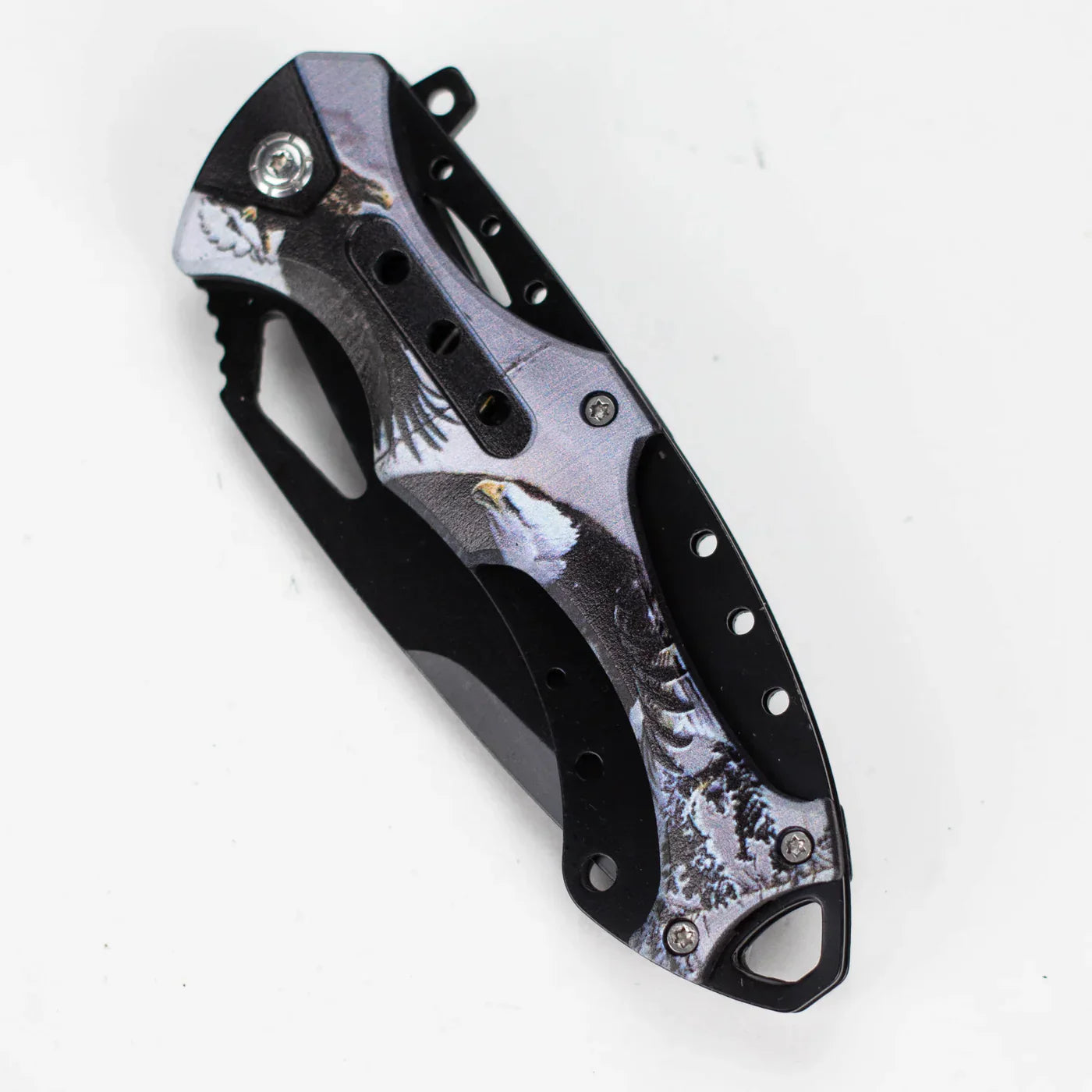 Snake Eye - 8" Outdoor Rescue Hunting Knife - Eagle Skystrike