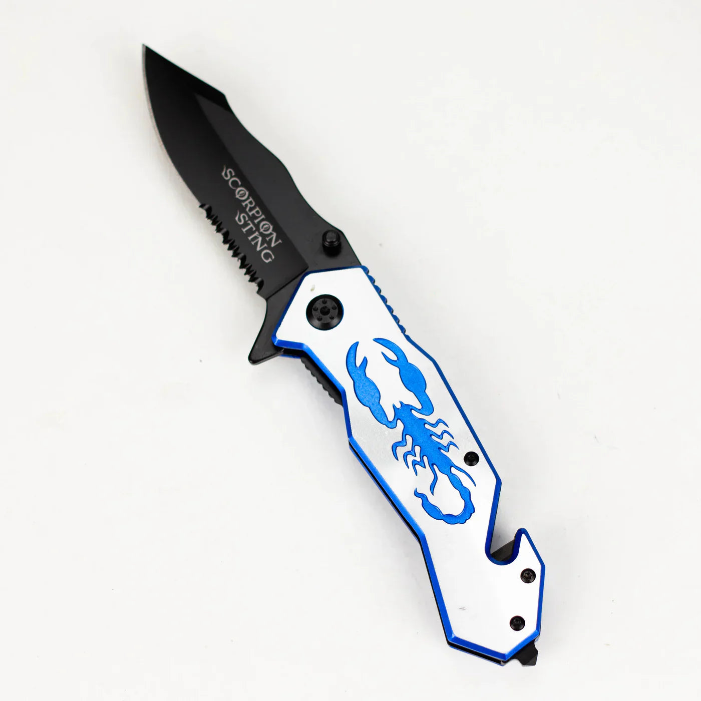 Snake Eye - 8.5" Outdoor Rescue Hunting Knife - Scorpion