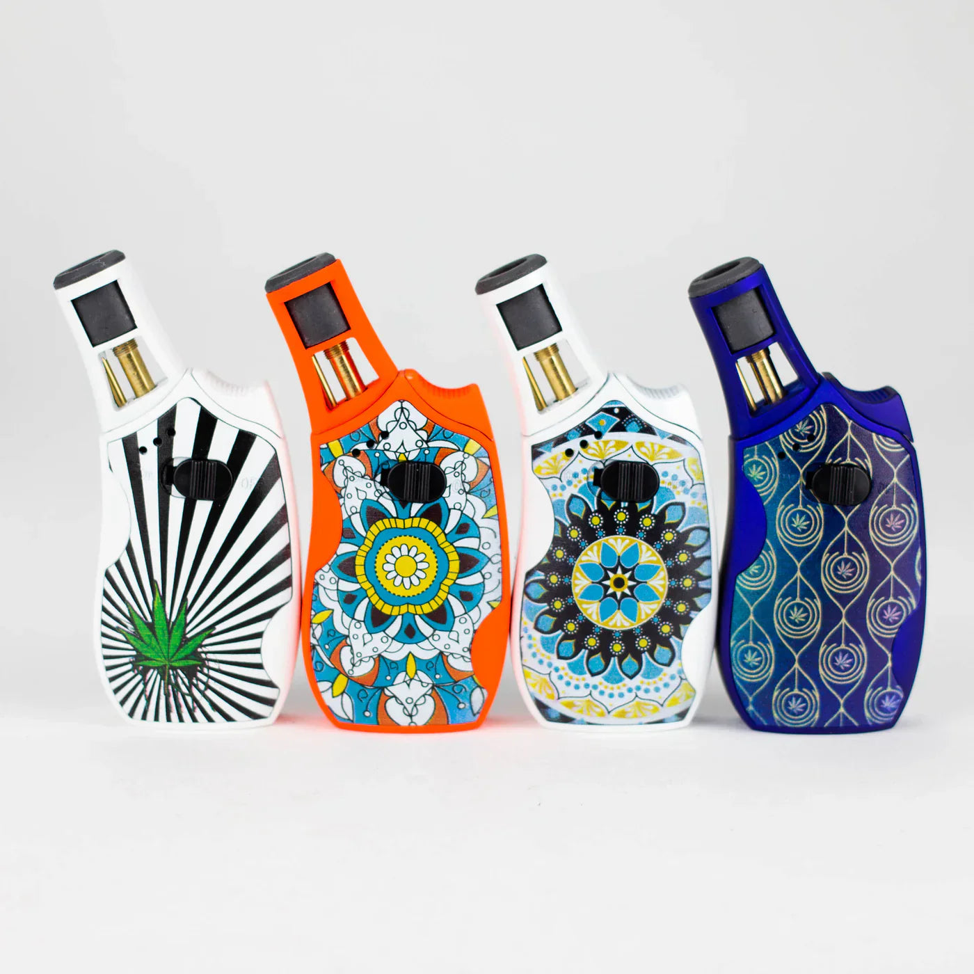 Scorch Torch – Mandala Leaf Designs Single Flame Torch Lighter