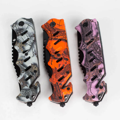 8.75" Foldable Pocket Knife - CamoEdge