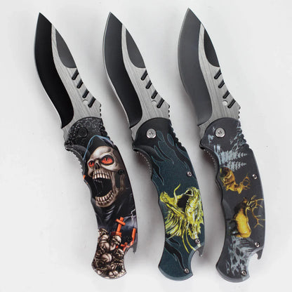 8.25" Foldable Pocket Knife - NightStalker