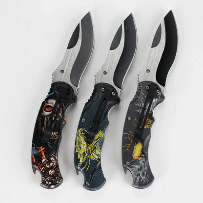 8.25" Foldable Pocket Knife - NightStalker