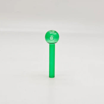 4″ Green Glass Oil Burner Pipe