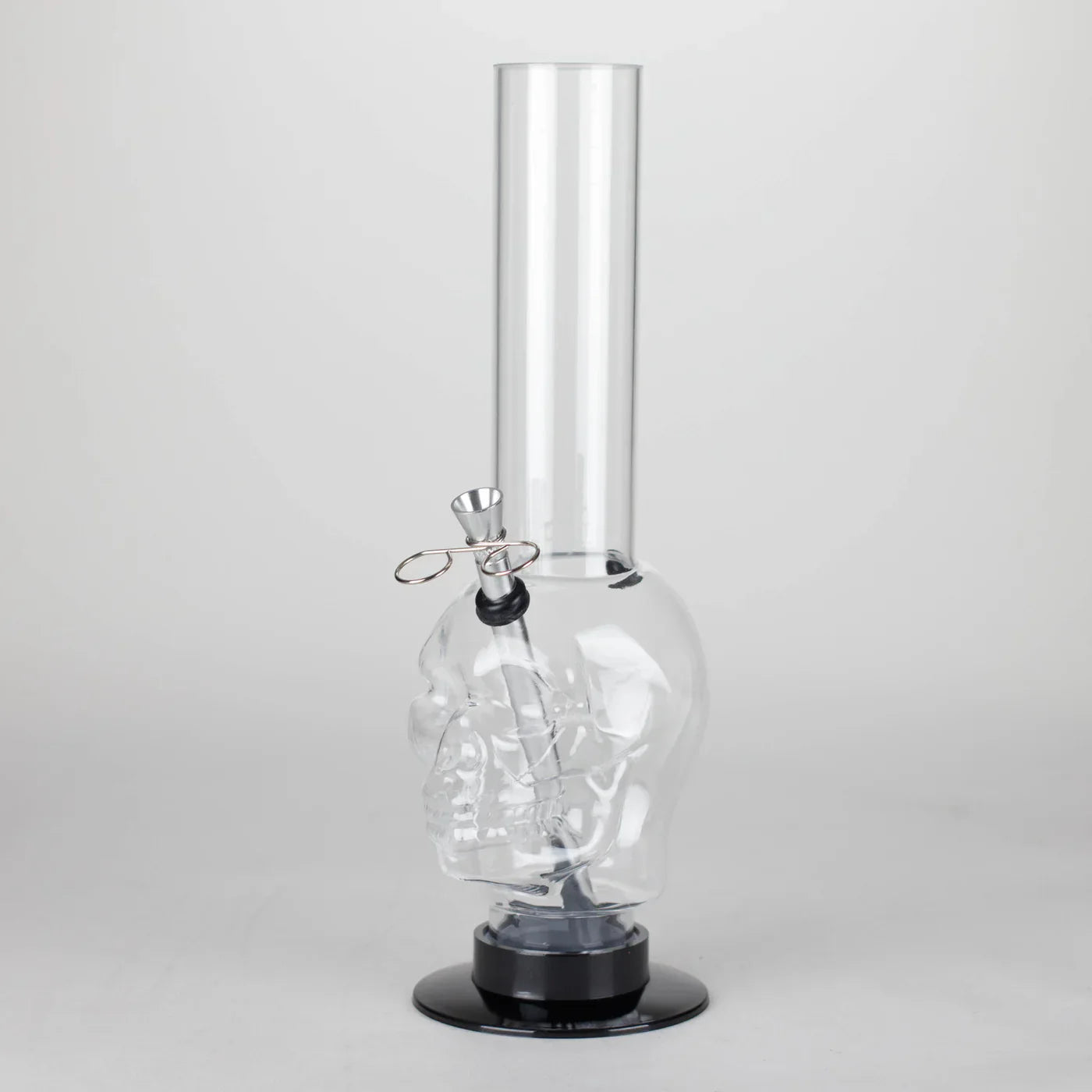 12" Skull Shape Acrylic Water Pipe