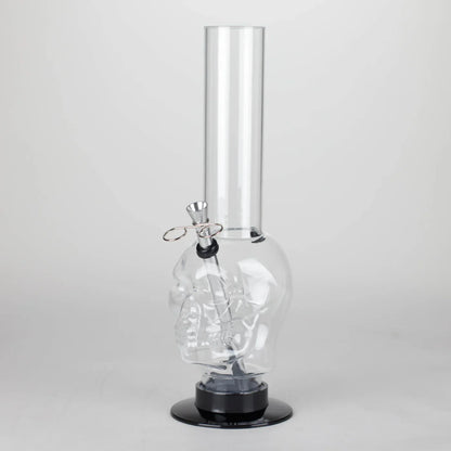 12" Skull Shape Acrylic Water Pipe