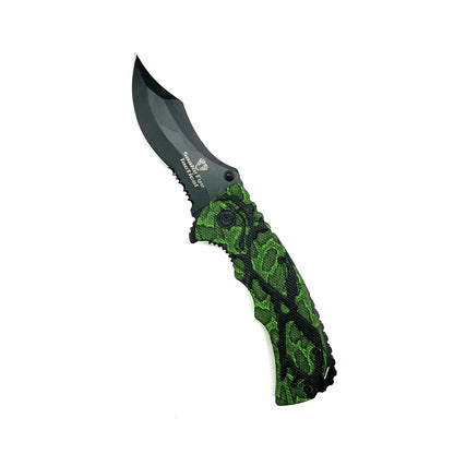 Snake Eye - 8.25" Foldable Pocket Knife - Serpent