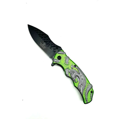 Snake Eye - 8.5" Foldable Pocket Knife - Wyrmfire