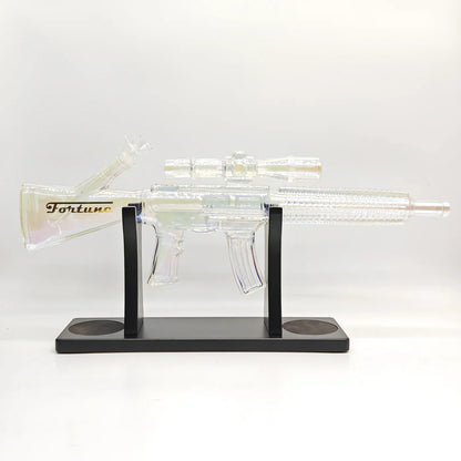 Fortune - 24" Carbine Rifle Bong w/ Hard Wood Stand