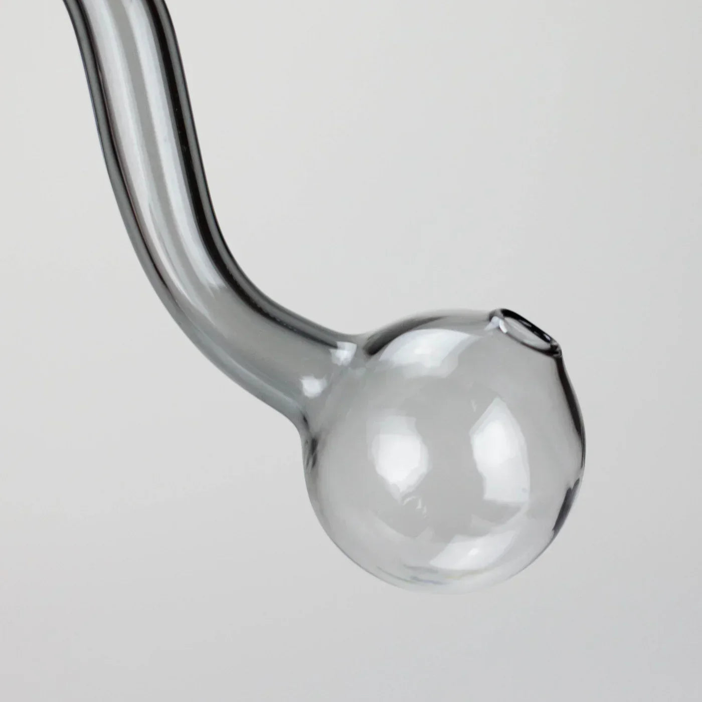 3.5″ U-Type Oil Burner Pipe w/ 14mm Glass Bubble Attachment