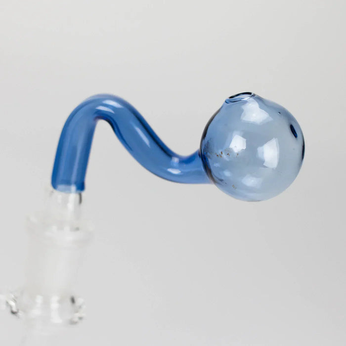 3.5″ U-Type Oil Burner Pipe w/ 14mm Glass Bubble Attachment