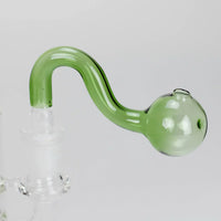 3.5″ U-Type Oil Burner Pipe w/ 14mm Glass Bubble Attachment