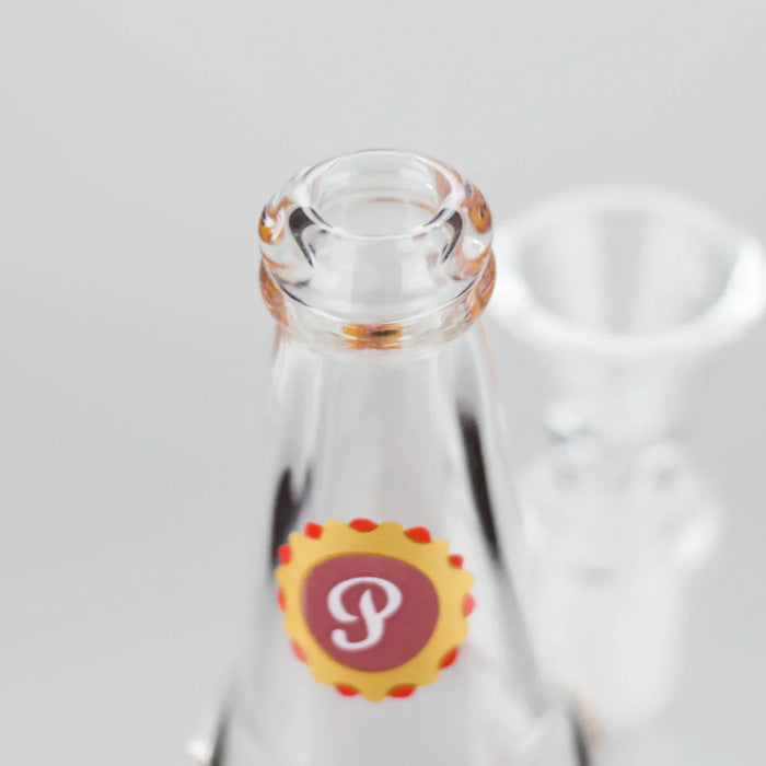6″ Beer Bottle Design Glass Bong